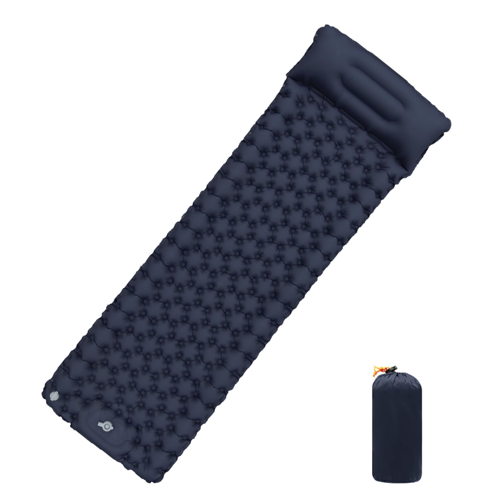Asixxsix Materassino da Campeggio Autogonfiabile, Materasso da Campeggio con Pompa a Pedale Incorporata Spessa 8 Cm, Materassino Ad Aria per Zaino in Spalla con Leggero Portatile per Viaggi di (LT29