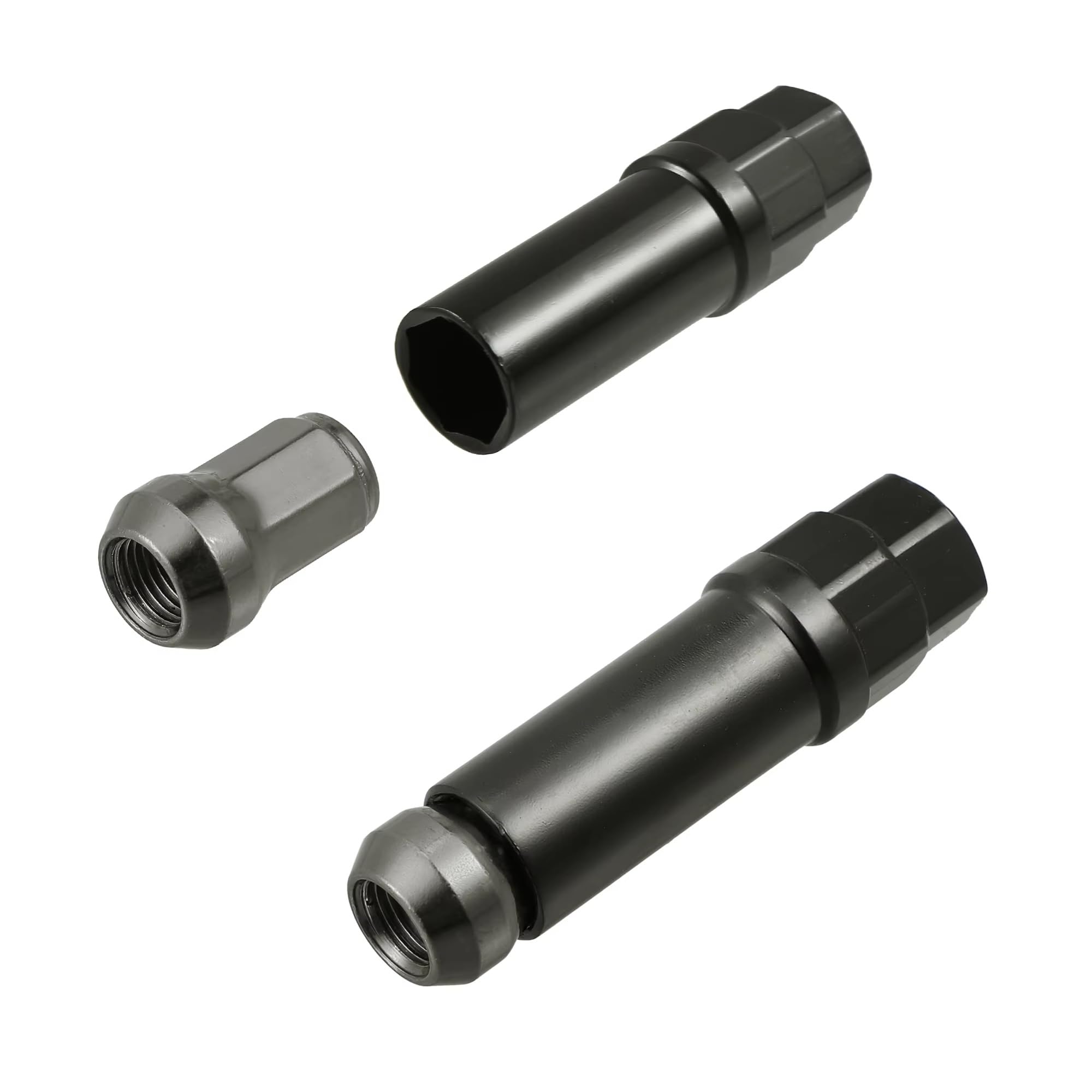 Tornillos de rueda Compatible con Cadillac Tuercas de rueda con asiento cónico extremo cerrado abultado bellota M12 x 1.25 hexagonales para llantas de coche