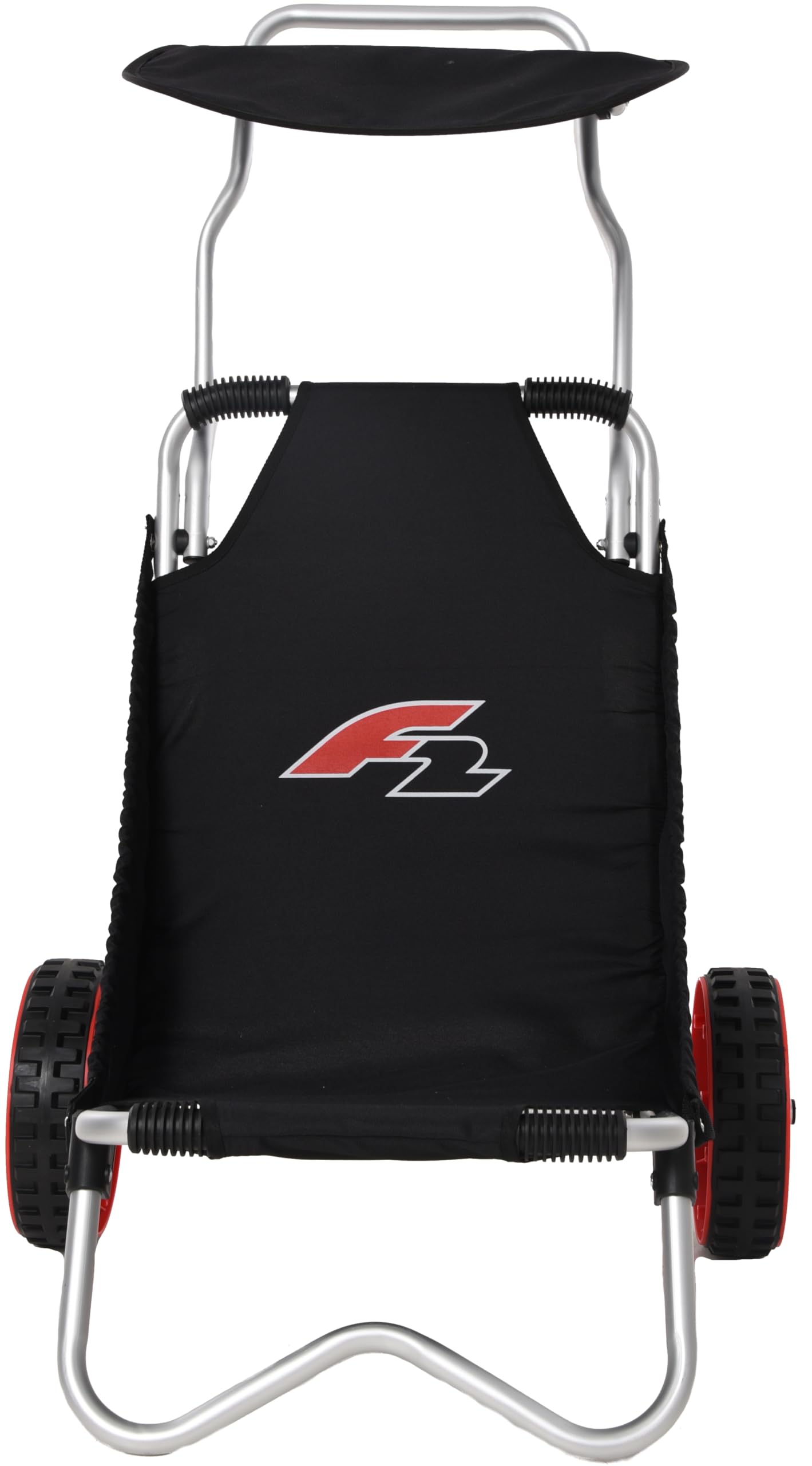 F2 Transportwagen Beach Buggy Deluxe Schwarz SUP Wagen Sitz Windsurf Transport Strandwagen