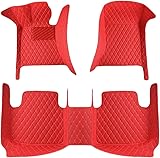☊【Materiale Premium】: Realizzato in pelle di alta qualità, impermeabile e antiscivolo, ecologico e durevole, flessibile, resistente all'usura, protegge la tua auto tutto il giorno. Il fondo è realizzato in materiale antiscivolo per evitare scivolamenti durante la guida e garantire una guida sicura e rendere l'esperienza di guida più confortevole.