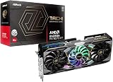ASRock AMD Radeon RX 9070 XT Taichi 16 Go OC 3100 MHz 20 Gbps GPU GDDR6 256 Bits PCIe5.0 Dual BIOS 850 W RT+AI Accelerators 3X Système de Refroidissement HDMI2.1b DP2.1a Carte Graphique 12 V-2 x 6 - 1
