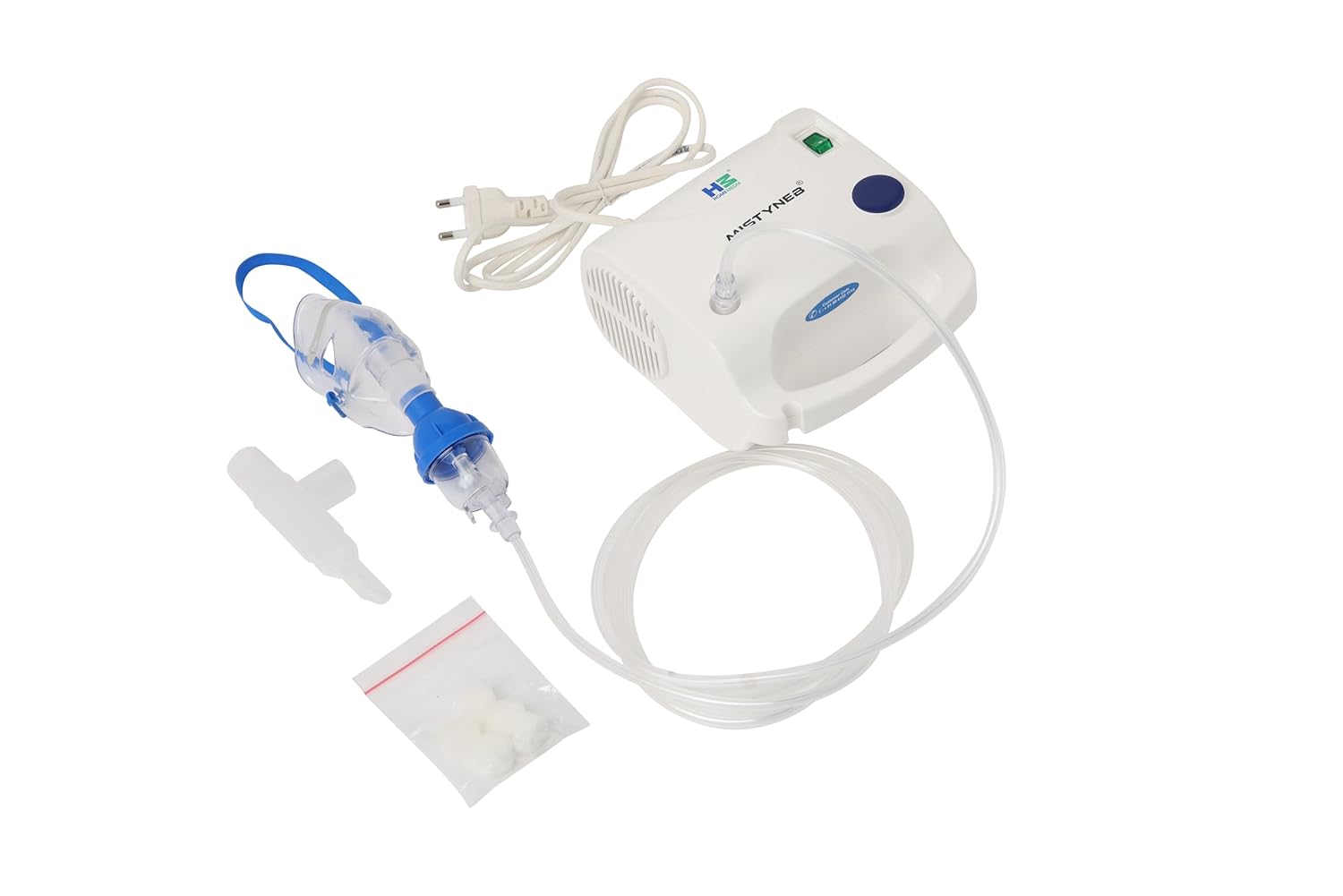 Home Medix Mistyneb : Nebulizer Machine For Adults & Kids - Compressor Nebulizer Machine With Mouthpiece & Mask For Home Use Home Medix Mistyneb : Nebulizer Machine For Adults & Kids - Compressor Nebulizer Machine With Mouthpiece & Mask For Home Use