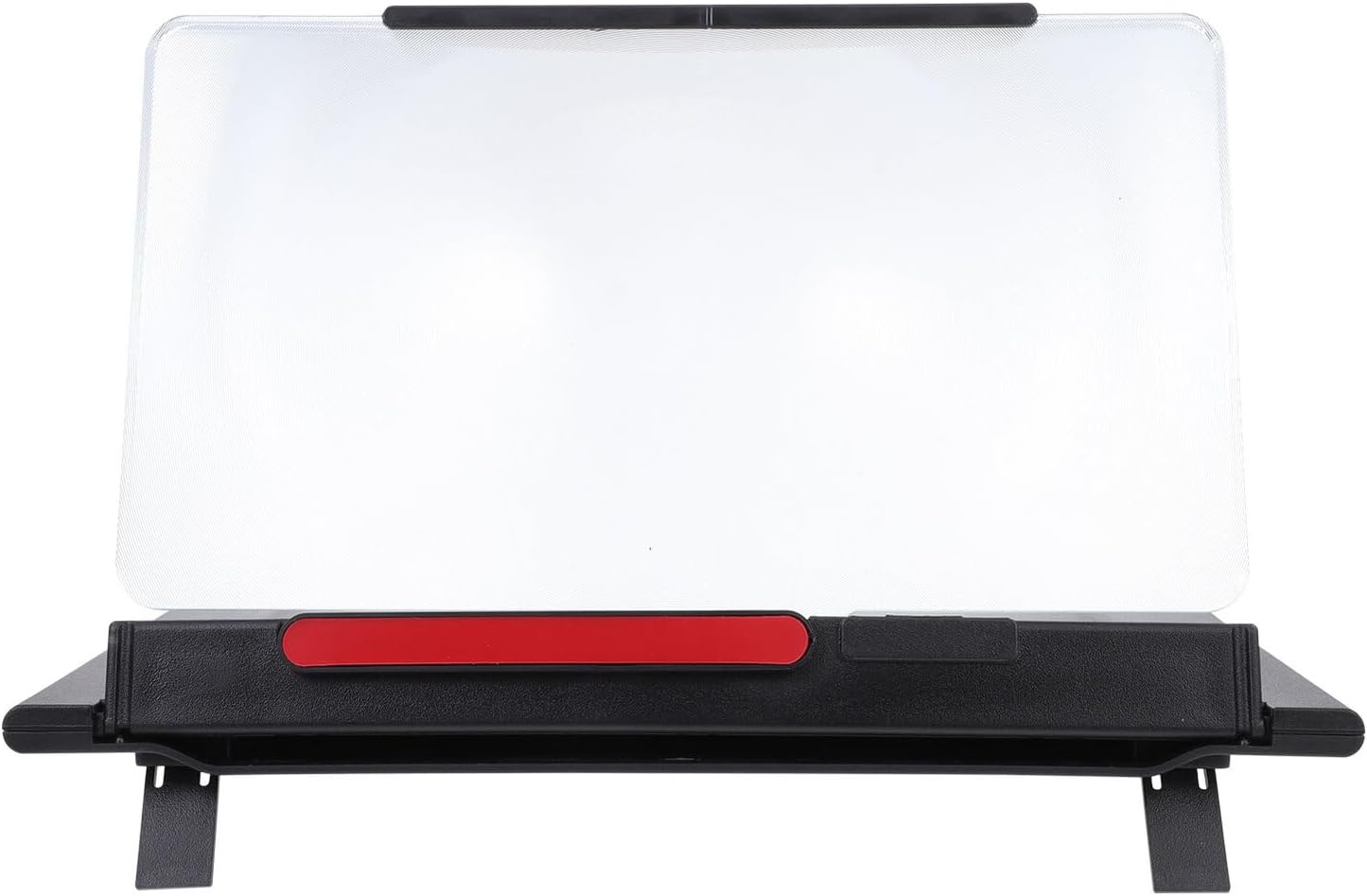 12-inch Pulling Type Phone Screen Magnifier with HD Amplifier Stand, Multifunctional Mobile Phone Screen Enlarger for Eye Protection and Horizontal/Vertical Use, Black, Compatible