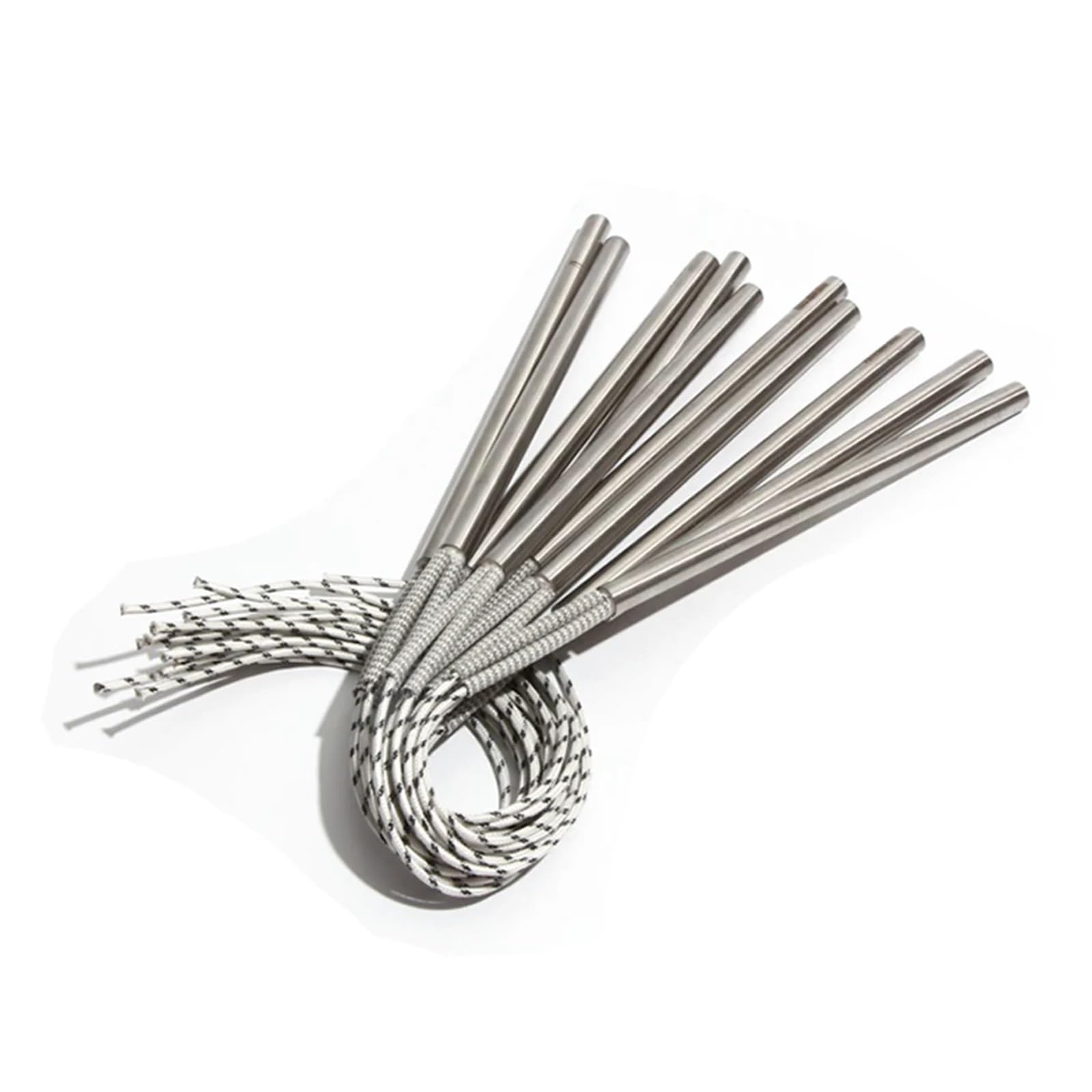 2 podwójne rurki grzewcze z pojedynczą głowicą ze stali nierdzewnej 316 (12,5 mm x 320-360 mm), 110 V/220 V/380 V, 1600 W/1700 W/1750 W/1800 W (220 V, 1800 W 12,5 x 1800 W 360(Dx) L))