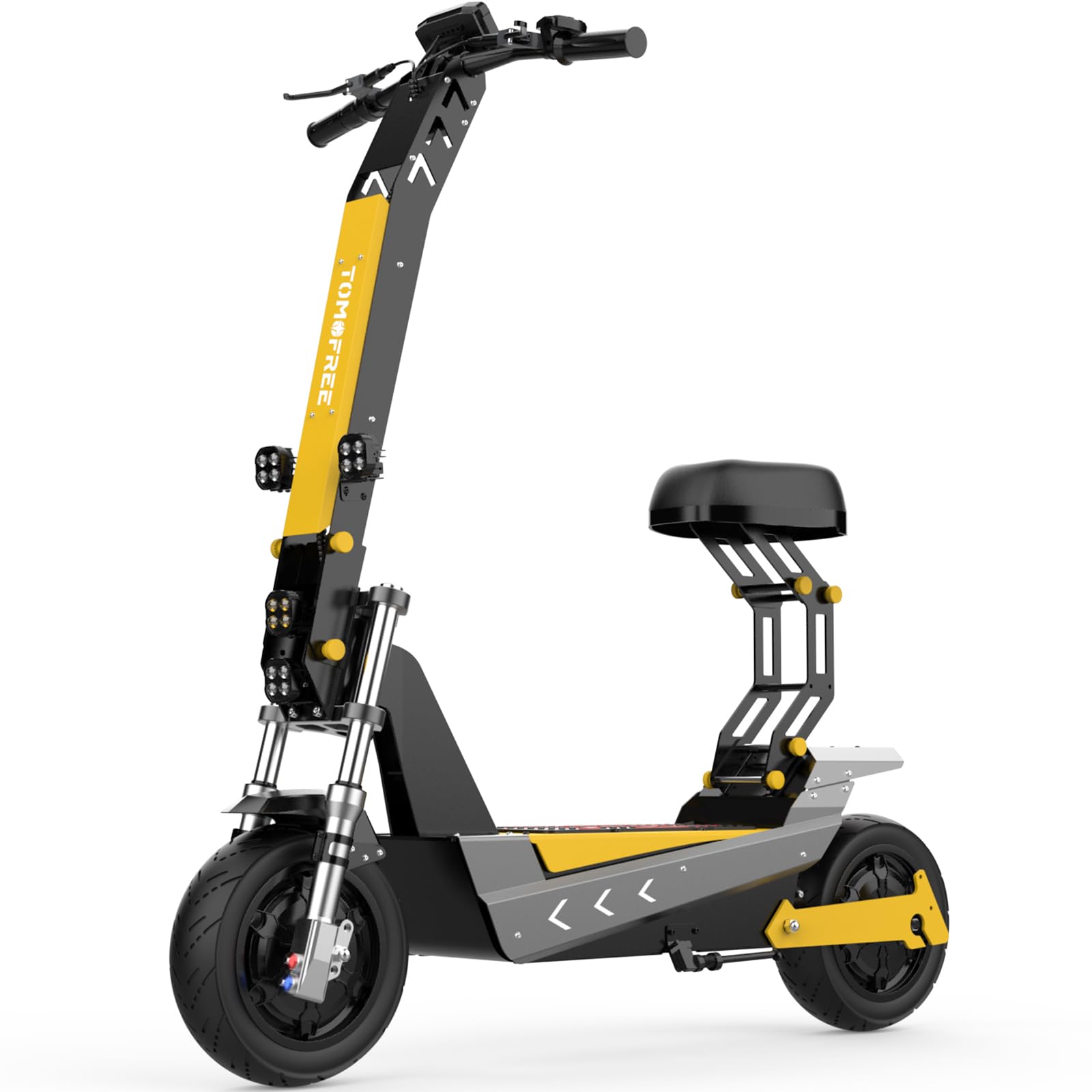 Tomofree Dual Motor Electric Scooter for Adults 6000W Fast E Scooter 55 Miles Long Range 50MPH Max Speed