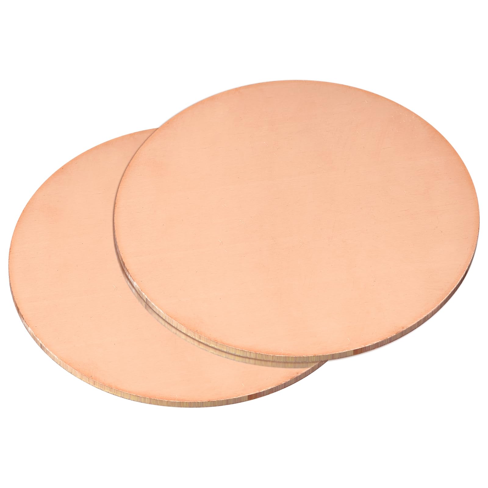 uxcell Pure Copper Sheet, 2pcs 3" x 0.08" 12 Gauge T2 Copper Metal Round Plate for Crafts, Electrical Repairs-picture-26