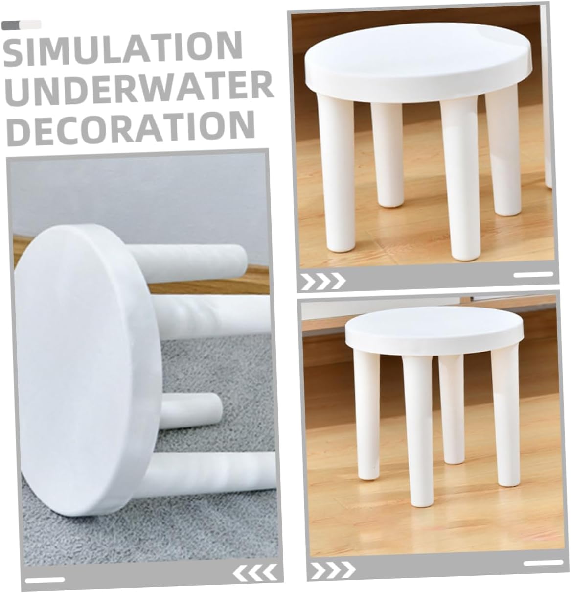 PRETYZOOM 2pcs Bathroom Footstool Non-Slip Material Step Stools for Toddlers Boys and Girls