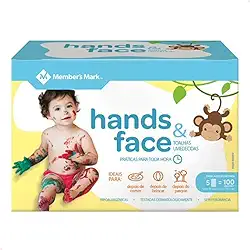 Lenços Umedecidos Member's Mark Mãos E Rosto Hipoalergênico