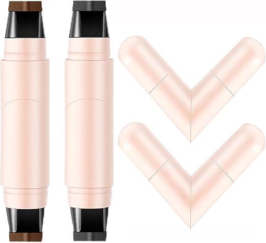 2Pcs Eyeliner Stamp, Double Headed Winged Eyeliner Tool for Quick Morning Makeup and Travel Application, Easy to Use for B...
