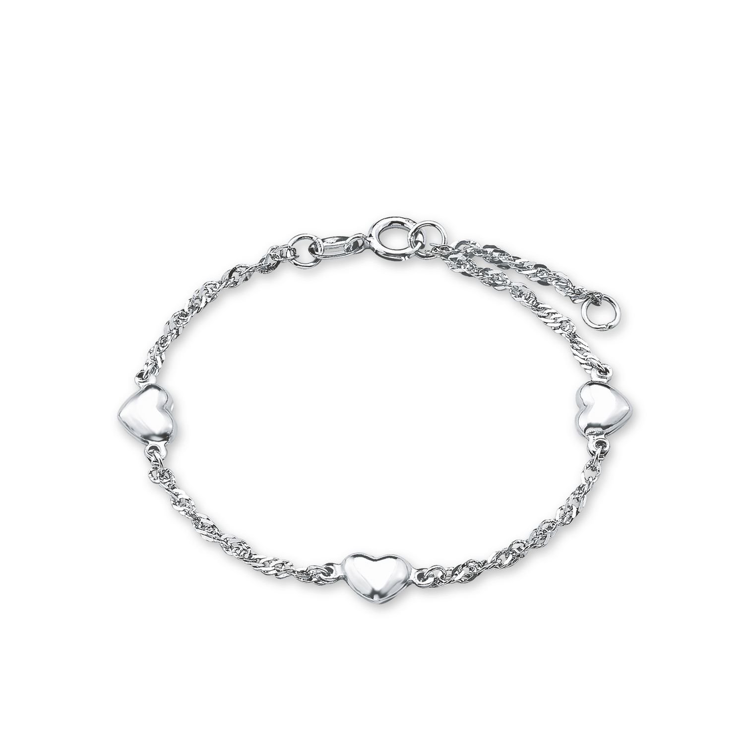 amor Pulsera de plata de ley 925 para mujer, viene en caja de regalo de joyería
