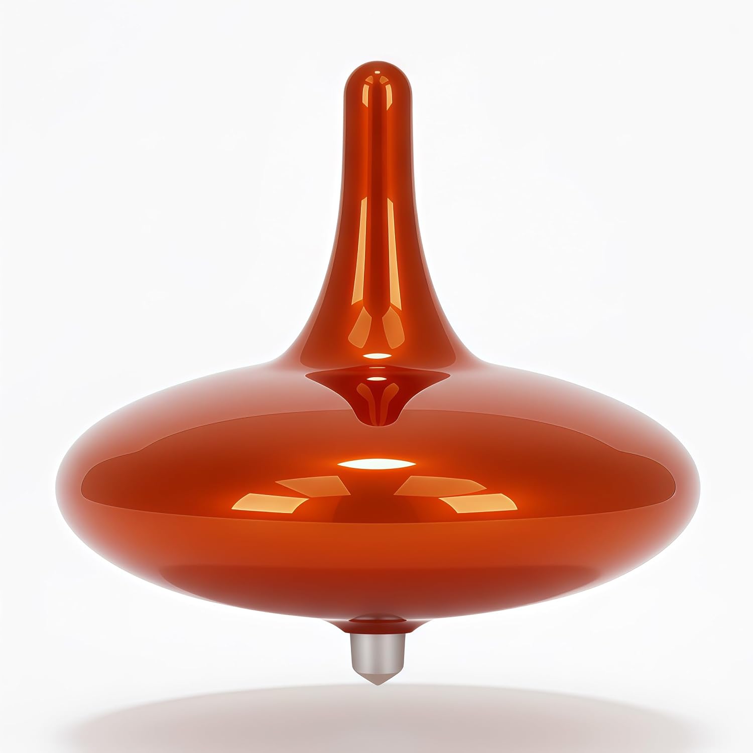 Electric Spinning Top, Ignition Orange, Premium Piano-Lacquer Finish
