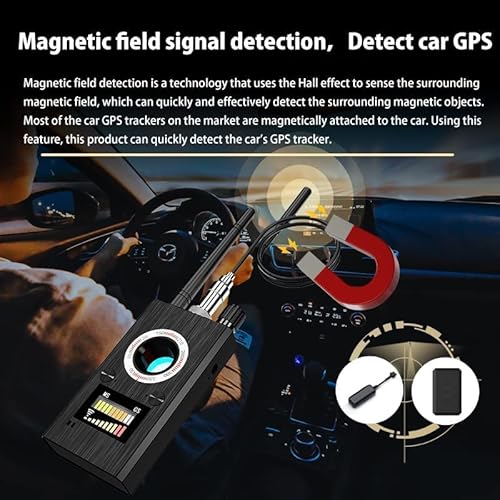 Hidden Devices Detector Anti Spy Detector Hidden Camera Detectors Bug Detector Gps Detector Rf Signal Scanner Device Detector For Gps Tracker Listening Device Camera Finder #TOP5