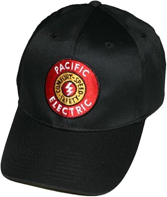 Daylight Sales Pacific Electric Railway Embroidered Hat [hat94] Black