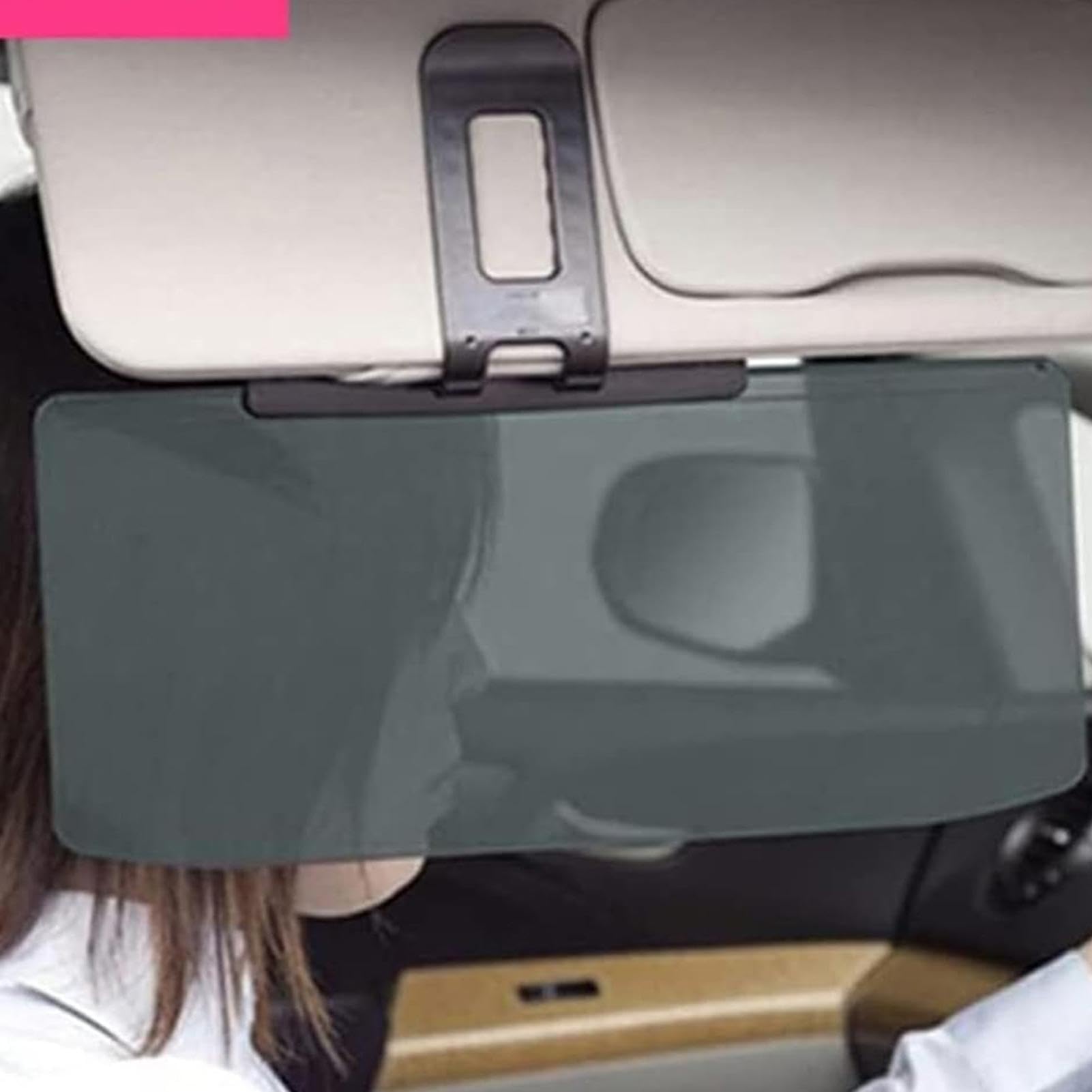 Visiera Parasole Multifunzionale Per Auto – Antiriflesso UV E Neve, Regolabile, Per Guida Diurna E Notturna, Universale
