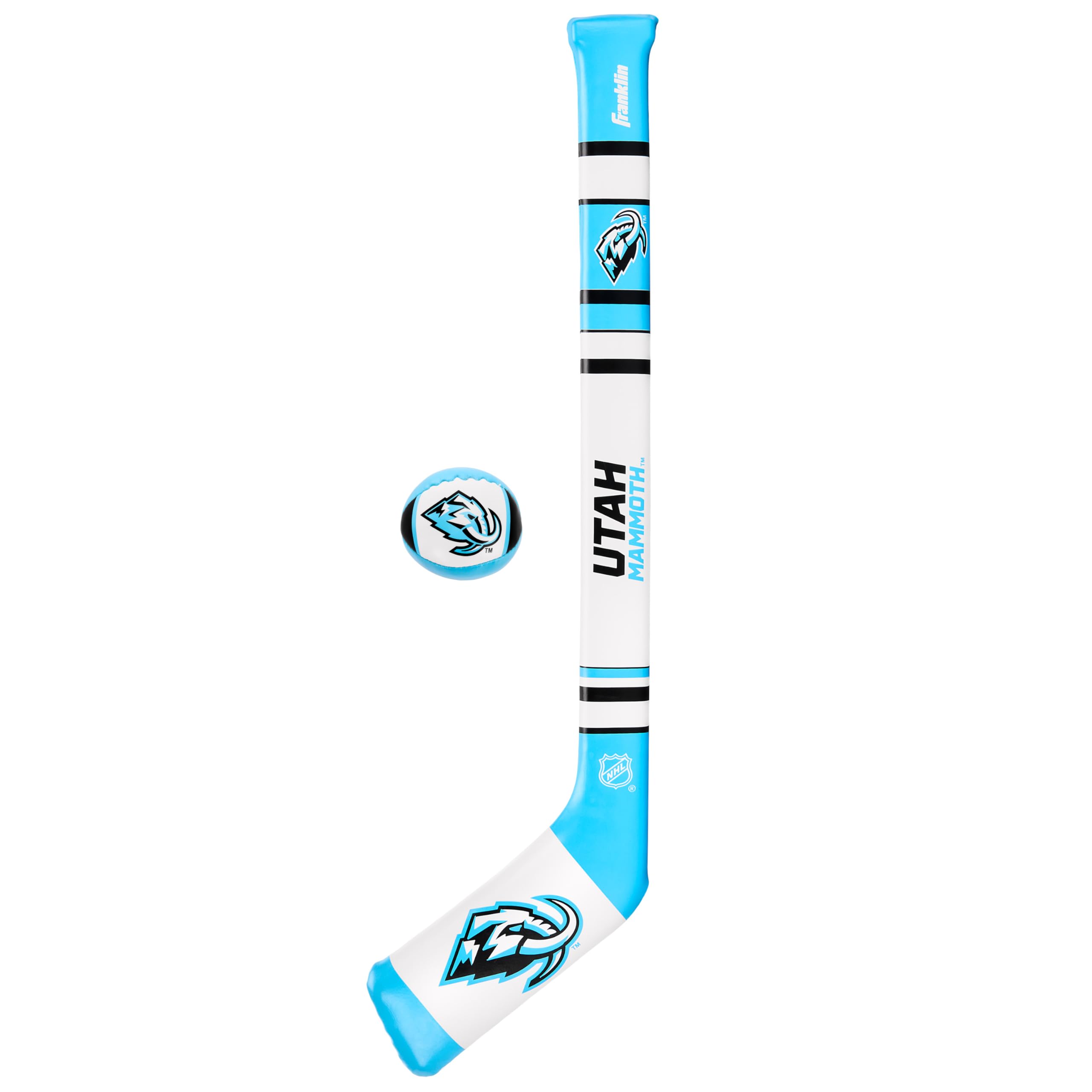 Franklin Sports NHL Team Mini Soft Hockey Stick Set - NHL Team Soft Foam Mini Hockey Stick and Ball - Great Toy for Kids