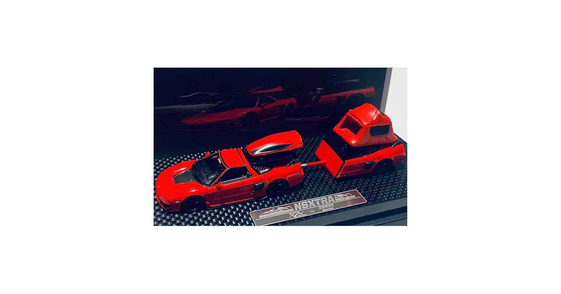 Amazon | 1/64 404 ERROR ZONZO studio ホンダ NSXTRA 赤