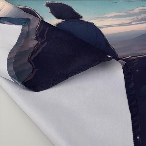 Miniatura 4 de Cloth Napkins Set of 6 Starry Night 20x20 Inch Cloth Napkins Lovers Washable Reusable Kitchen Dinner Napkins Table Decor for Wedding, Holiday Party,