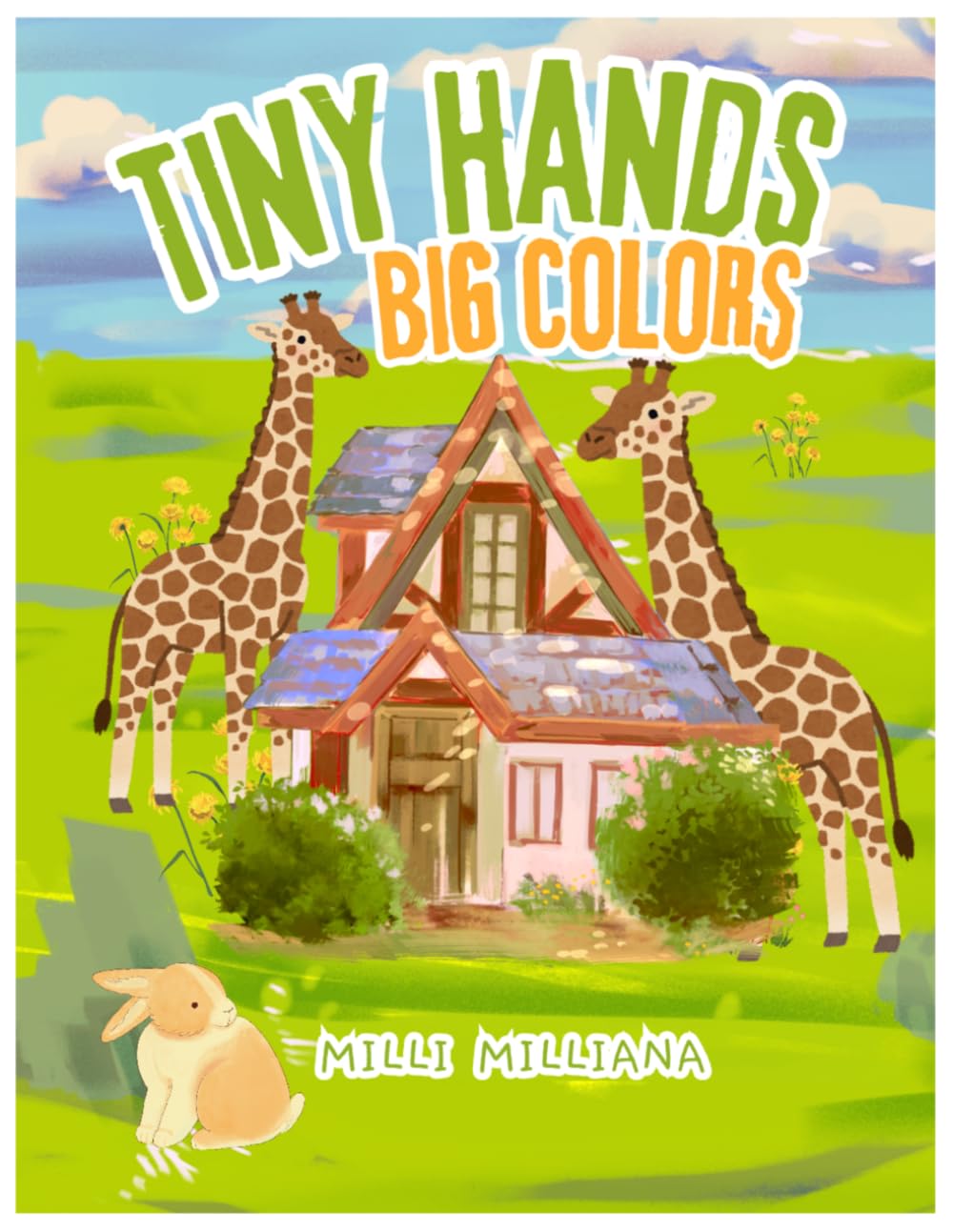 Tiny Hands, Big Colors: Easy Coloring Pages of Cute Animals for Preschool and Kindergarten