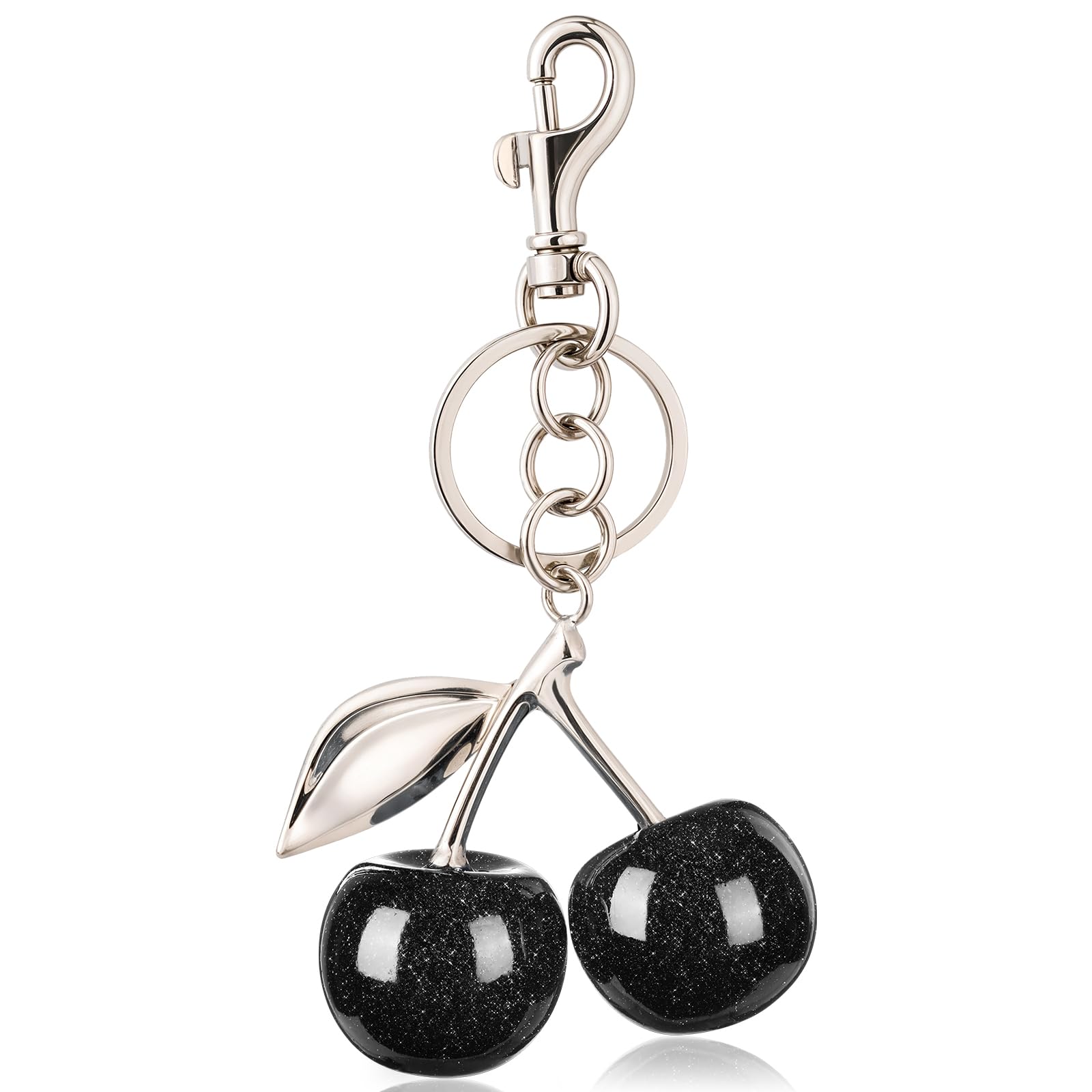 NeptniopllabCherry Charm,Cherry Keychain,Cherry Bag Charm,Cute Cherry Charm for Handbag,Purse,Birthday,Christma