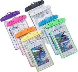 Capa Impermeável para Celular e Tablet – Proteção Total à Prova D’Água Até 20m Compatibilidade Multi-Marcas Universal com Cordão AZUL