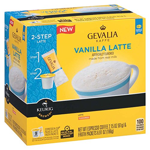 Gevalia Vanilla Latte Espresso Coffee with Froth...