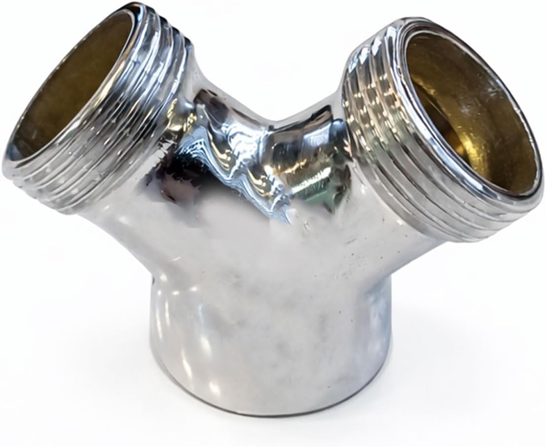 Metal Çamaşır Bulaşık Çatalı Musluk Girişi Uzun Ömürlü Metal Gövde Çift Musluk Bağlantı Aparatı