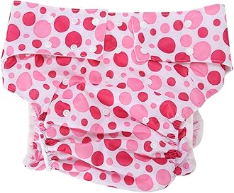 Adult Cloth Diapers, Washable and Adjustable Adult Pocket Nappy Cover Close-Fitting Reusable Diaper Cloth for Incontinence Care Protective Underwear, Suitable for Elderly Men Women (A30-3)
