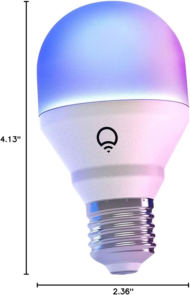 LIFX Color, A19 800 lumens, Wi-Fi Smart LED Light Bulb, Billions of Colors and Whites, No Bridge Required, Compatible with Alexa, Hey Google, HomeKit and Siri (2 Pack)