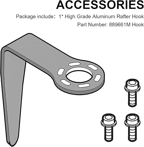 Miniatura 3 de 1* Nuevo gancho de aluminio de alto grado 889661M con perno para clavadoras de marco Hitachi metabo NR83A5 (S), NR83AA5, NV83A5, NR90AC5, NT65A5 y