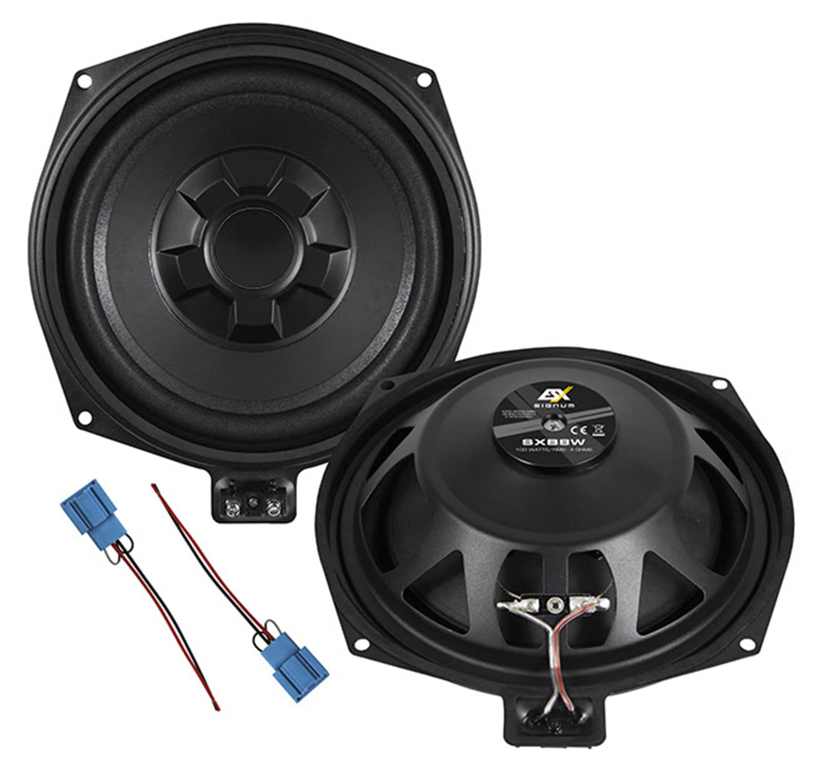ESX SXB-8W 20 cm (8") Subwoofer compatible con vehículos BMW Compatible con BMW E/F/G Compatible con modelos Mini R/F - 1 par