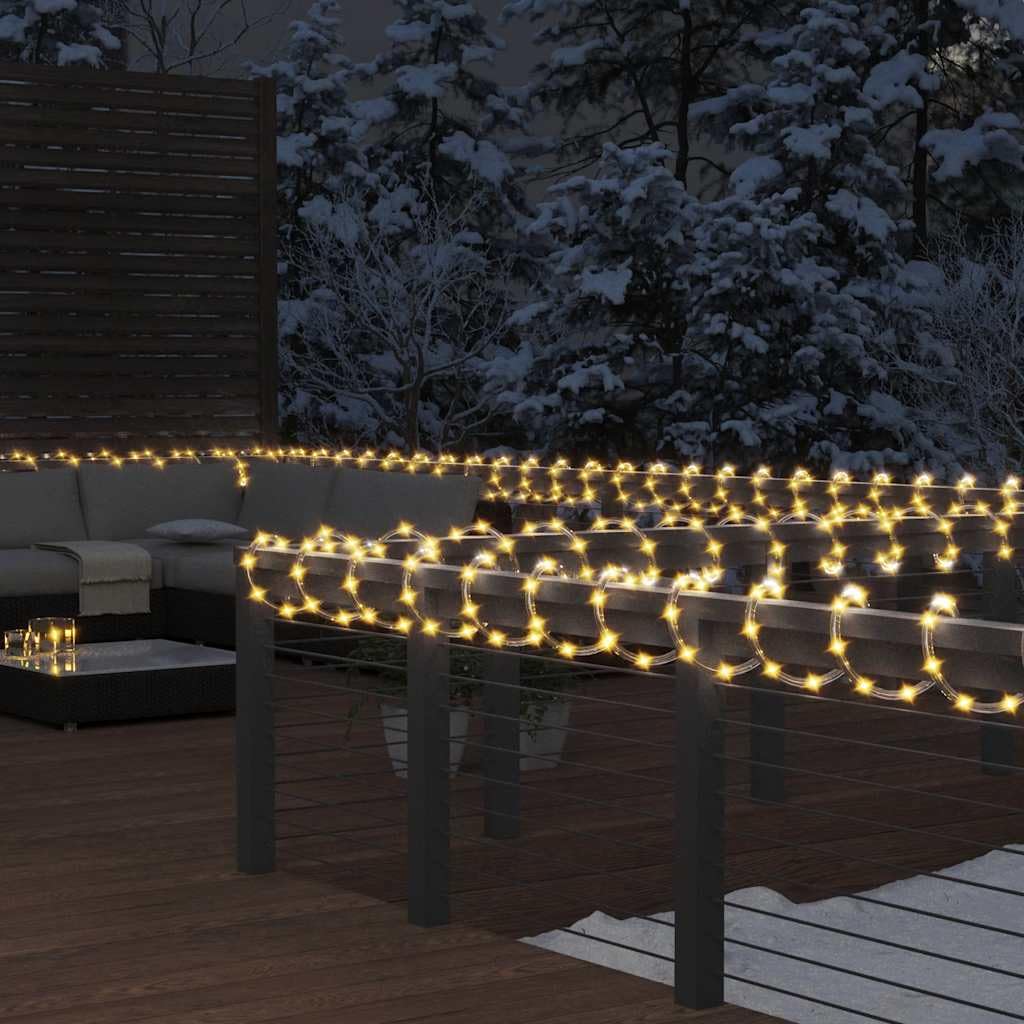 Lichtschlauch 1200 LEDs Warmweiß 50 m PVC,4.9kg,343309