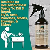 Vista 7 de Trail Guard - Aerosol natural extra fuerte para insectos, pulgas y garrapatas para perros, gatos, personas y hogar, repelente de insectos