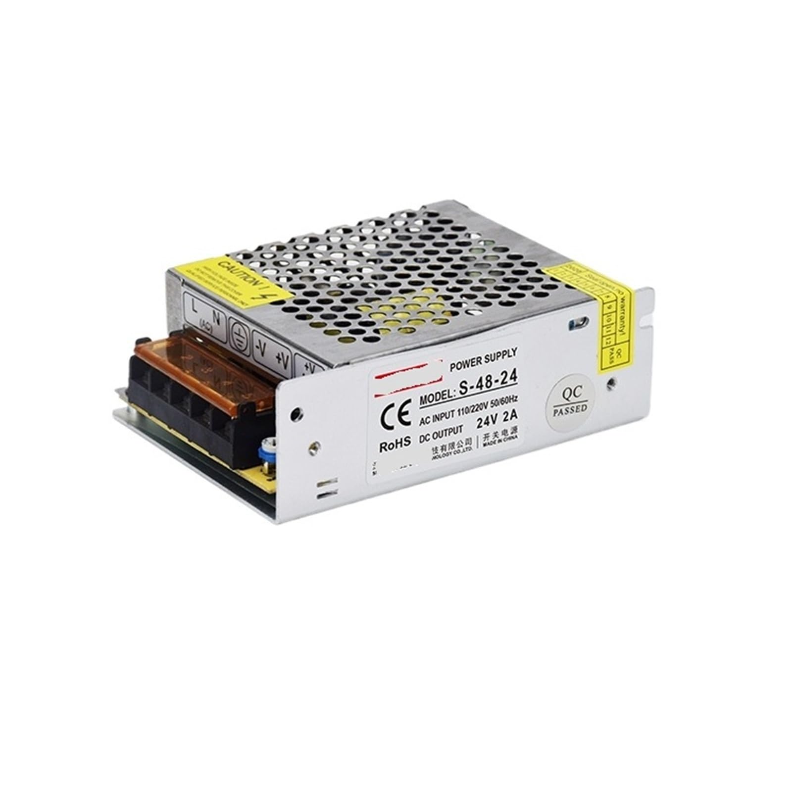 Alimentation LED 24V 2A 48W transformateur tension continu