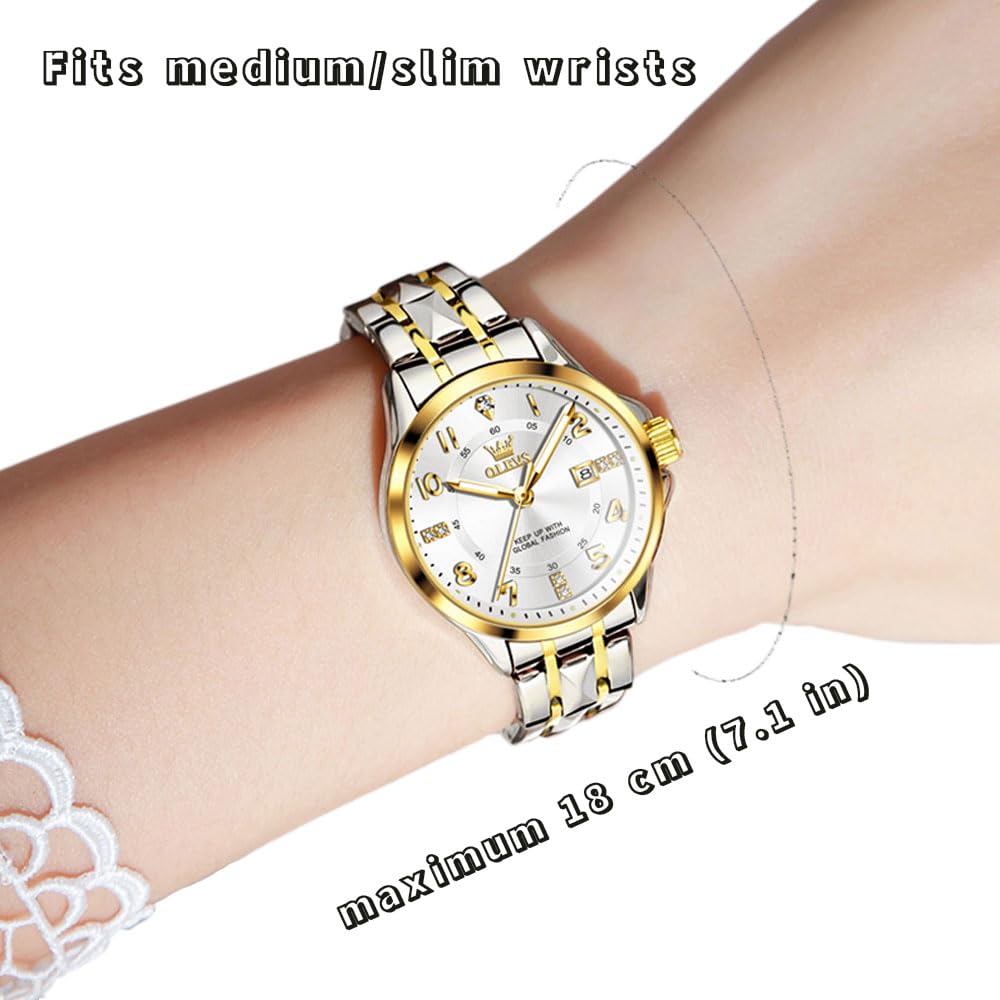 Reloj Mujer de Acero Inoxidable con Esfera pequeña, Regalo Mujeres