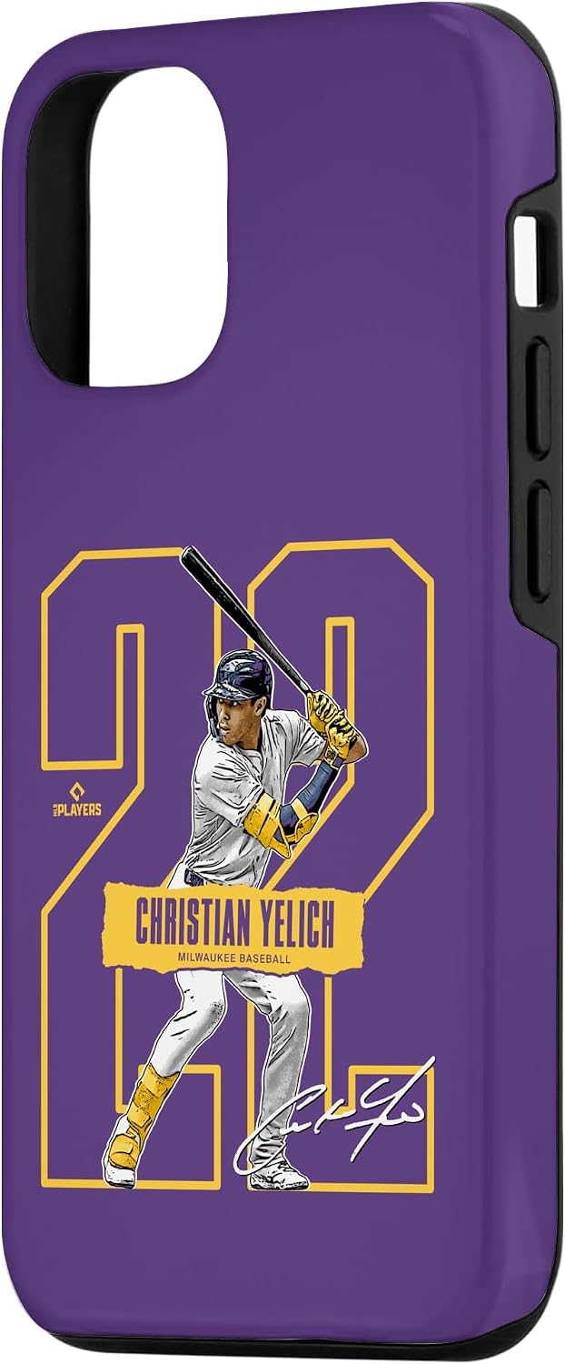 Christian Yelich | Milwaukee Baseball Players | MLBCHR302N Case for iPhone 12/12 Pro