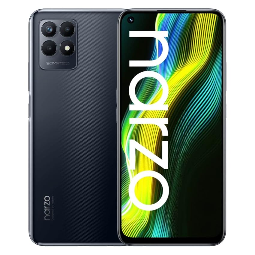 Immagine del prodotto realme Narzo 50 4+128GB Smartphone, Processore Gaming Helio G96 FHD+ UltraAdaptive Refresh 120Hz Tripla camera AI 50MP Quick Charge 33W MegaBatteria 5000mAh DRE Dual Sim 1xMicroSD, Speed Black