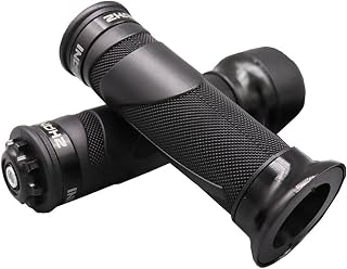 BAFANG Throttle Grips (Waterproof), Right Scooter Speed Control Twist Throttle with Left Normal Grip for Scooter E-Bike 15cm Handlebar