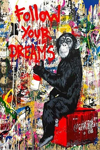 Peinture Posters et Estampes LIJUCAI Graffiti Abstrait Grand Format