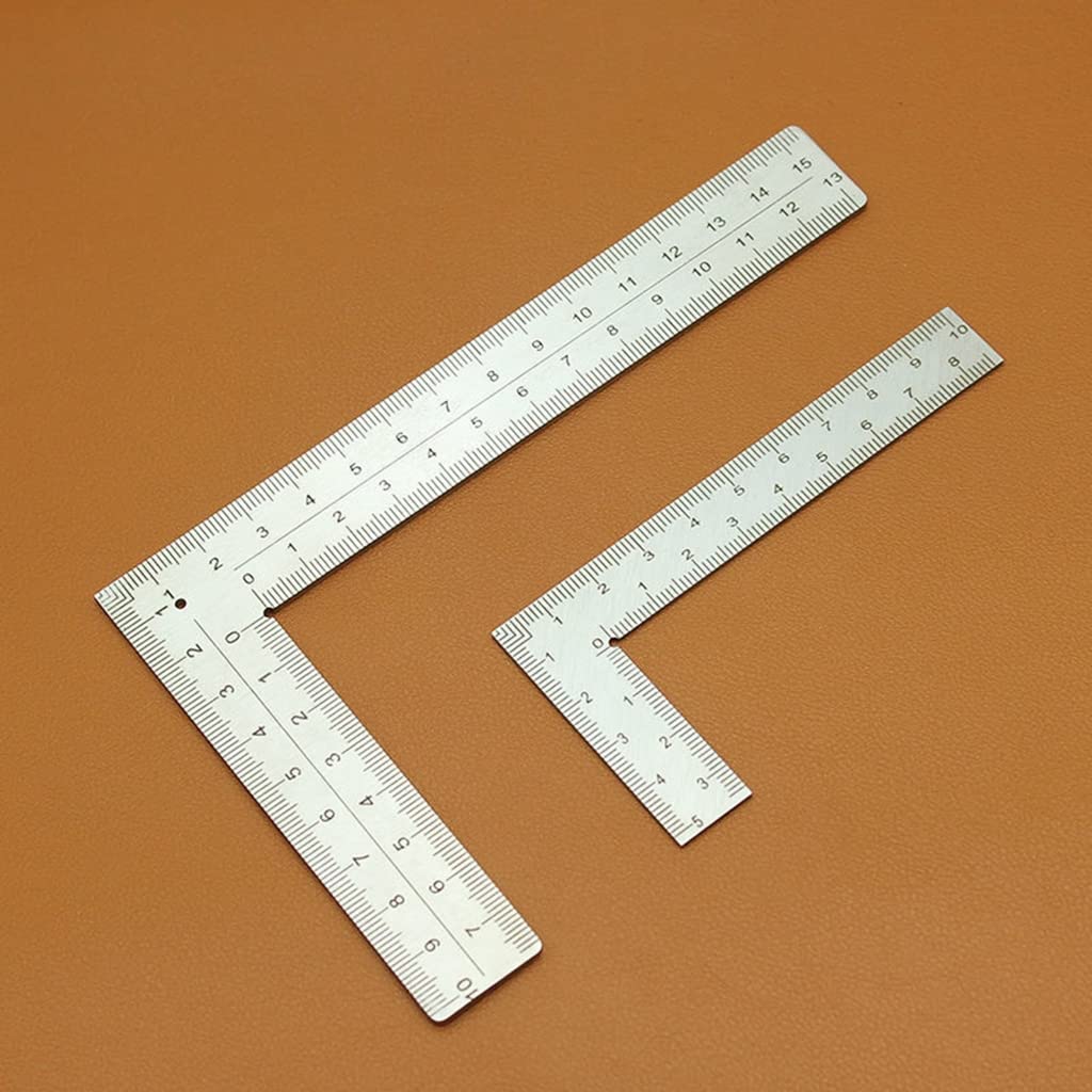Righello del telaio migliorato L Righello ad angolo retto Strumenti per telaio L Righello sagomato Metallo Lavorazione del legno
