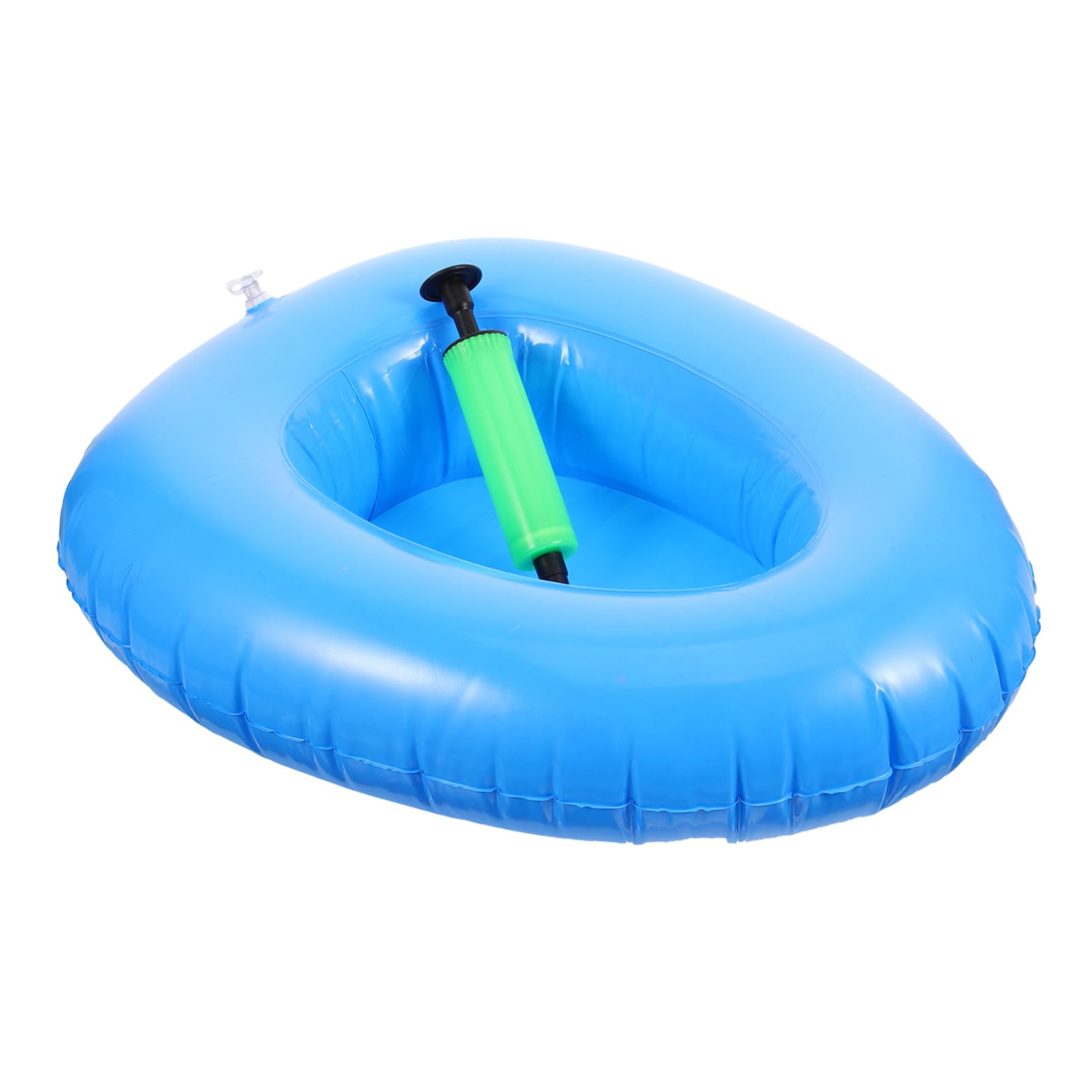 minkissy Lightweight Inflatable Nursing Bedpan Plastic Bedpan for Women Elderly Urinal Compact Sturdy Bed Pans for Patient