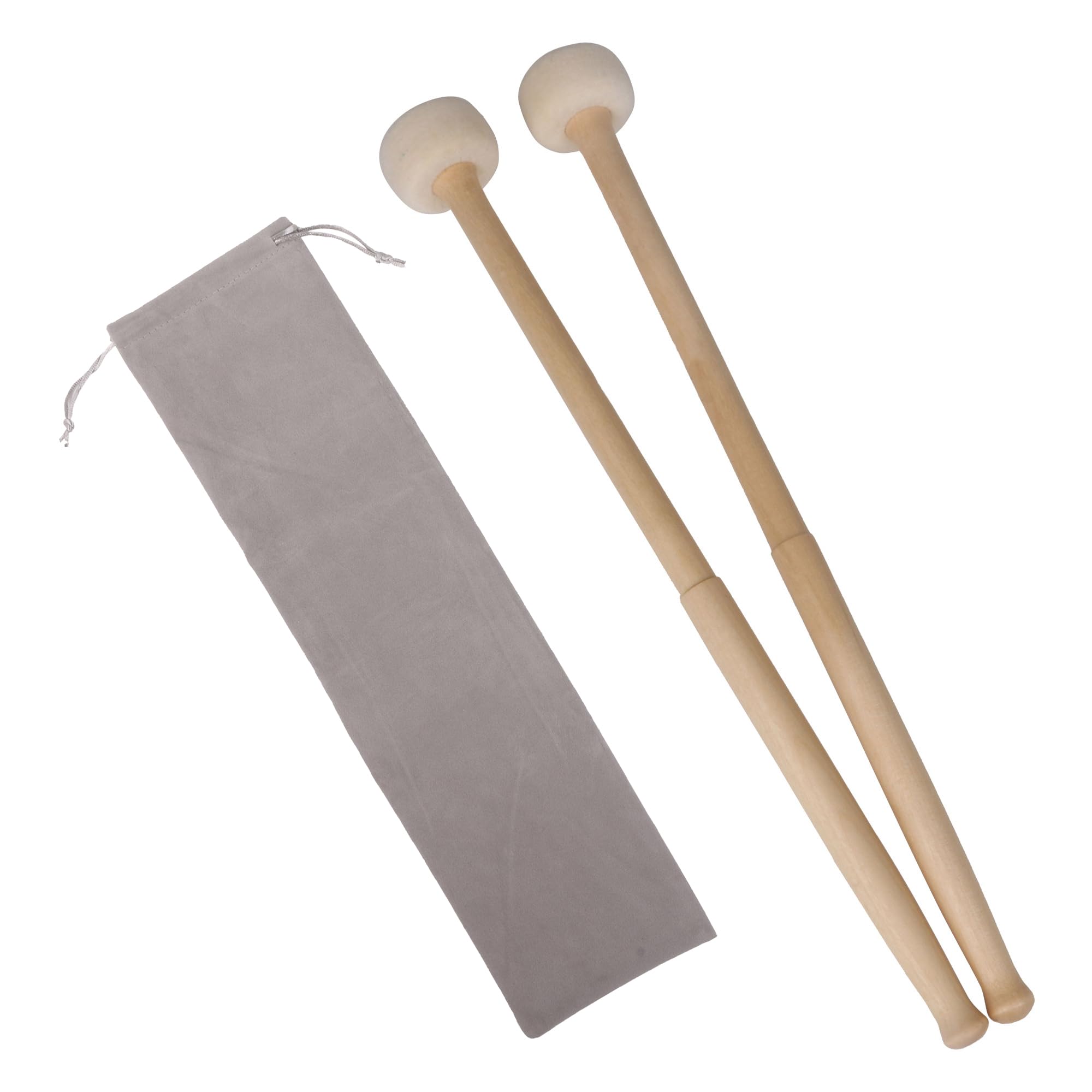 Lot de 2 maillets multi-usages en feutre avec manche en érable 35,6 cm