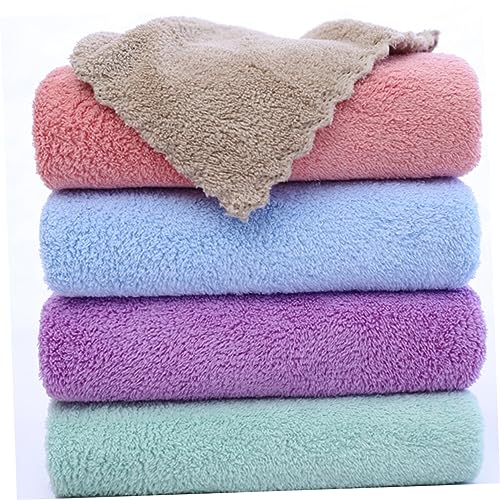 minkissy 5 Peças Toalha De Limpeza De Microfibra Panos Faciais Reutilizáveis ​​Pano Removedor De Maq