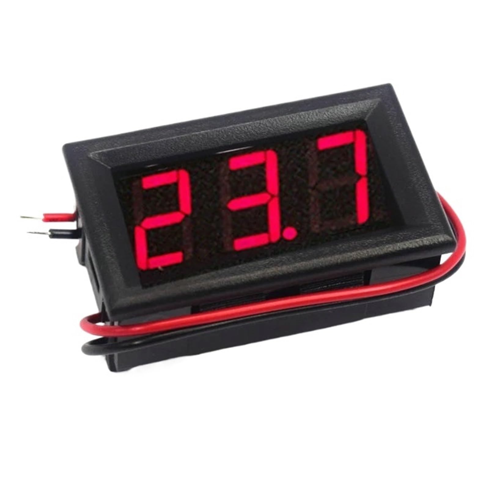 AC 70-500 V 0,56 "LED cyfrowy woltomierz woltomierz woltomierz narzędzie 2-przewodowe czerwony zielony niebieski wyświetlacz 110 V 220 V DIY 0,56 cala (RED)
