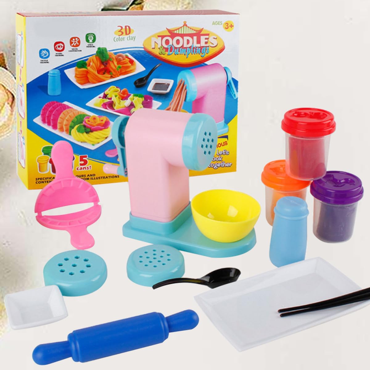 Máquina de Fideos de Plastilina 3d de Plástico 1 Set