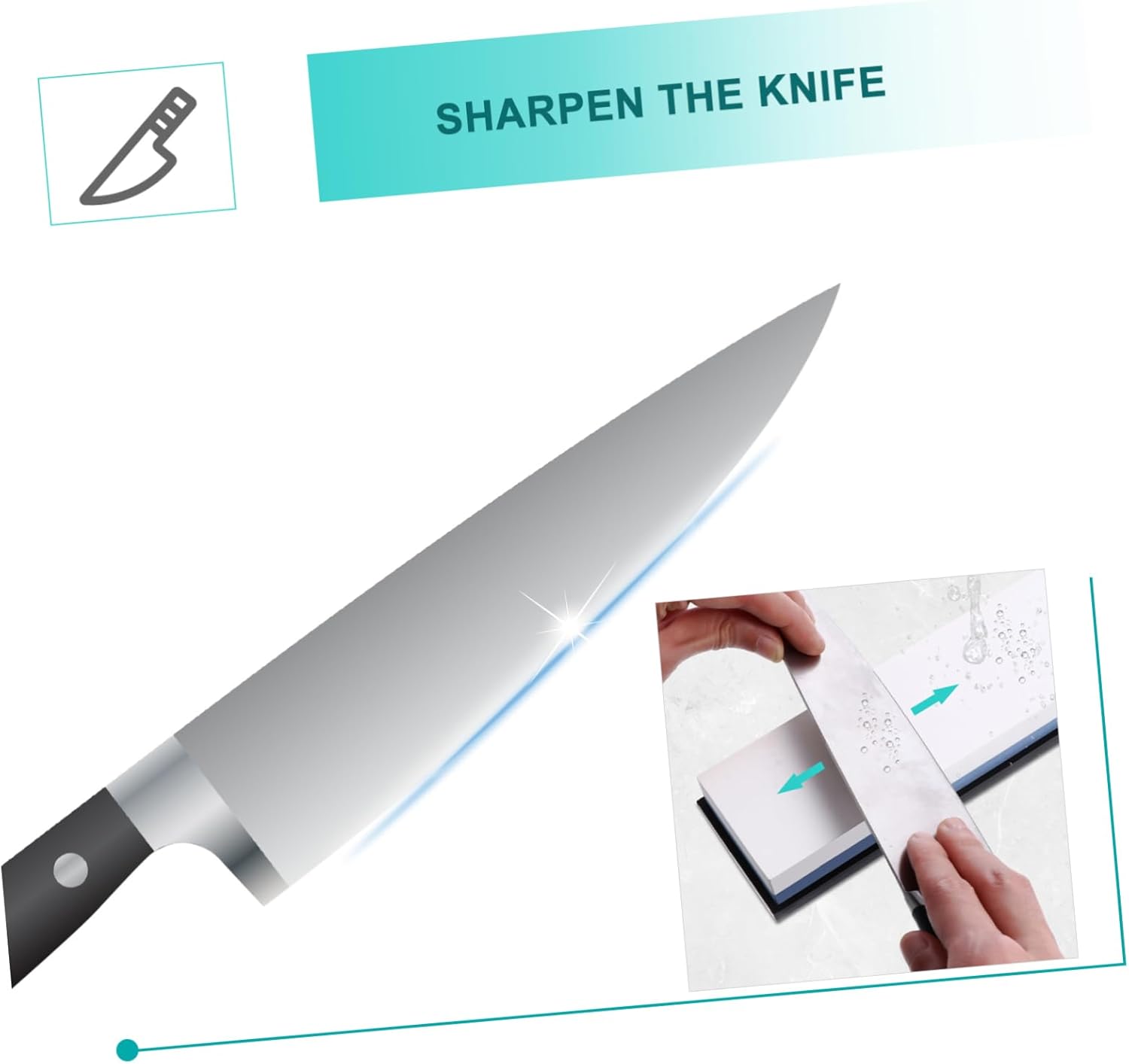 VICASKY 1Set Portable Dual Sided Grit Sharpening Stone with Base for Kitchen Cutters Scissors and Multi Purpose Tools for Home and Outdoor Use