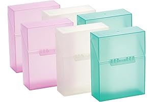 LockerMate By Bostitch Crayon Storage Box Protects 24 Crayons, Pack of 6