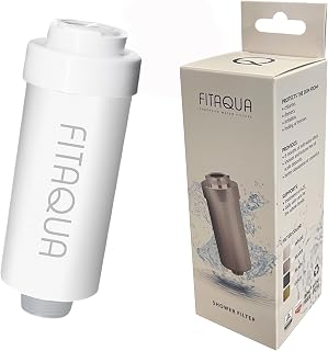 Fit Aqua Duschfilter KDF - Kalkfilter für Dusche & Badewanne weiß