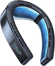 TORRAS Neck Cooler, Cooling Plate, Neck Fan, Coolify Cyber 2025 Strongest Cooling, Neck Fan, Equipped with AI, Heat Stroke Prevention, For Winter and Summer, Portable Fan, Gift, 6,000 mAh, Lightweight