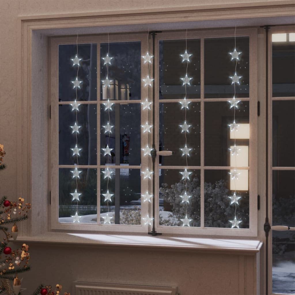 luci a batteria per interni,led a pile,luce a led,Luci Fatate a Stella a LED 200 LED Bianco Freddo 8 FunzioniIdeal für Weihnachtsfeiern, Wandambiente
