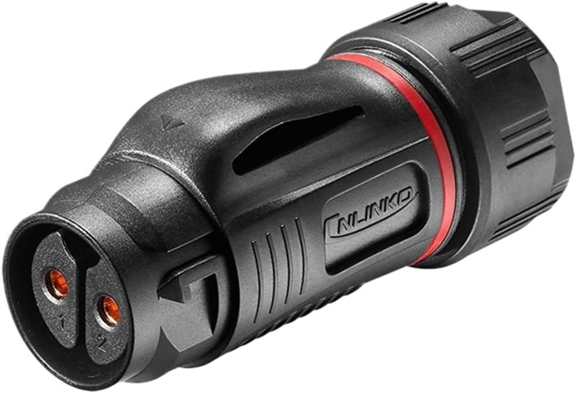 M20 PBT Plastic Waterproof Circular Connector IP68 9 Pin Panel Electric Plug Socket for Industrial Use(Female Plug)